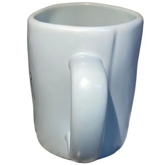 RAE DUNN Happy Easter Y'all Baby Blue Ceramic Mug Artisan Collection Magenta 213 - Picture 2 of 7